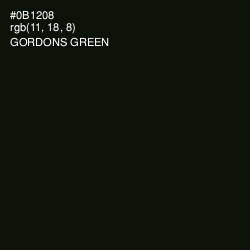 #0B1208 - Gordons Green Color Image